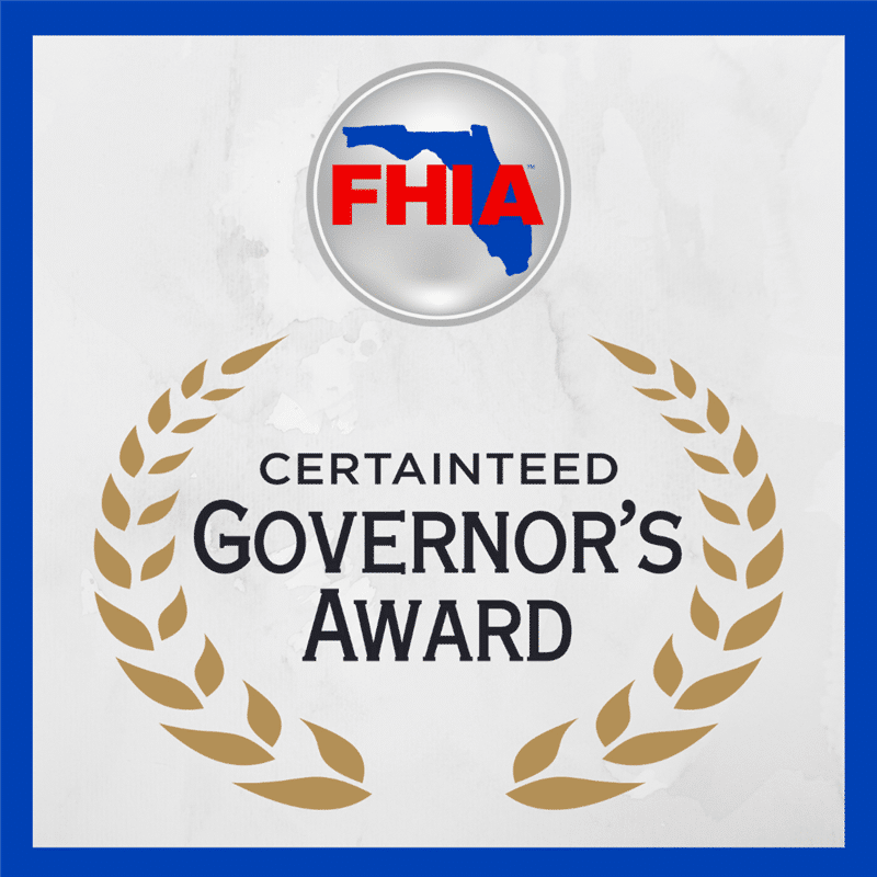 FHIA is Proud to Receive CertainTeed Governor’s Award