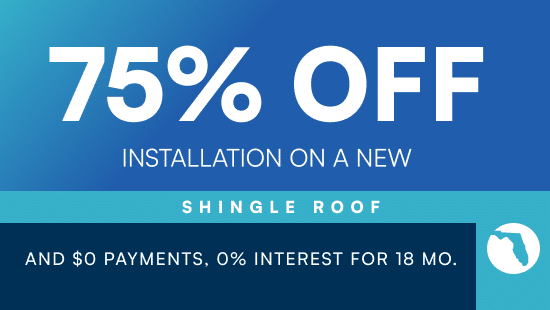 Holiday Savings Sale! ON A SHINGLE ROOF