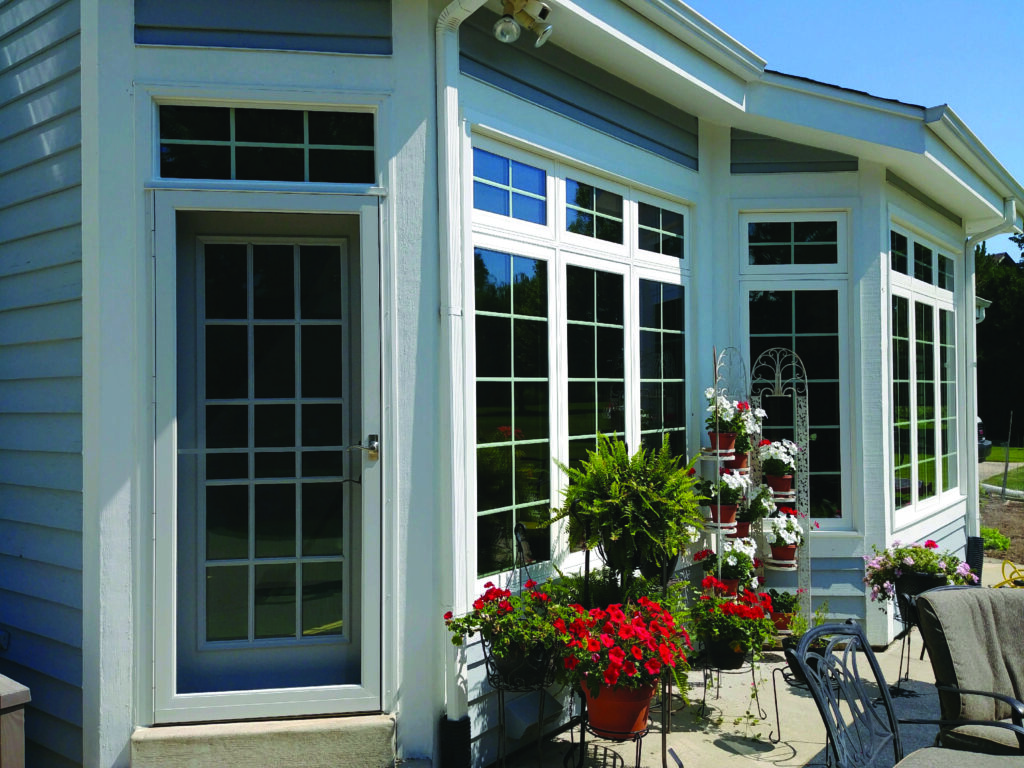 sunlight entering sunroom on Florida home